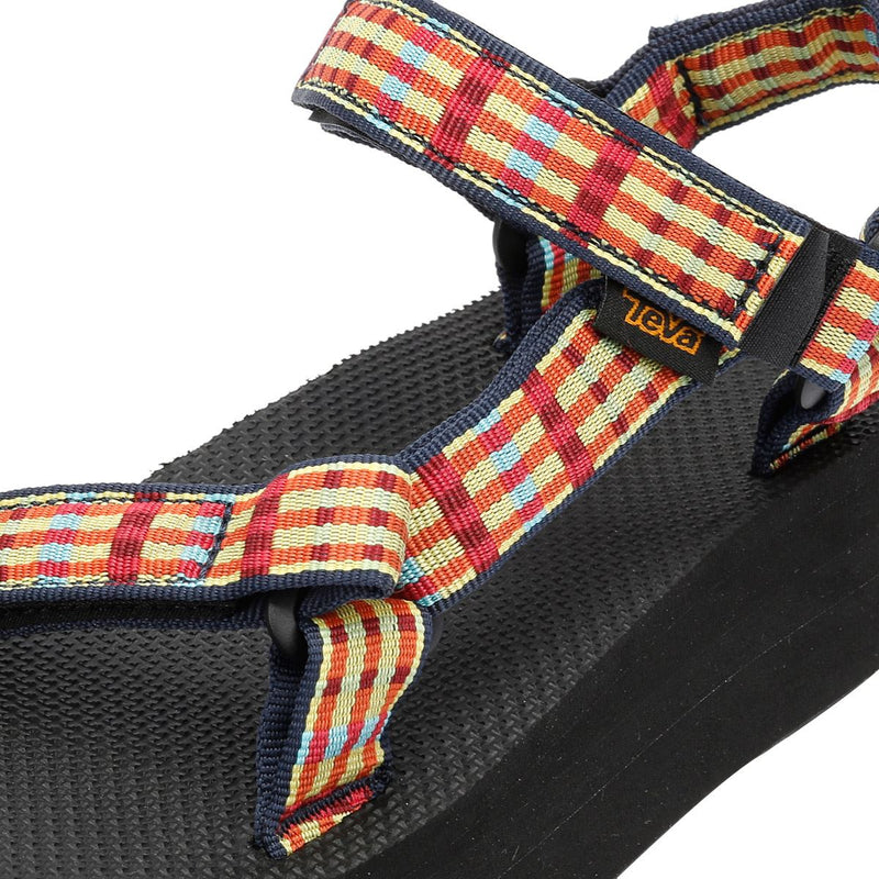 Teva Flatform Universal Damen Gelbe Sandalen
