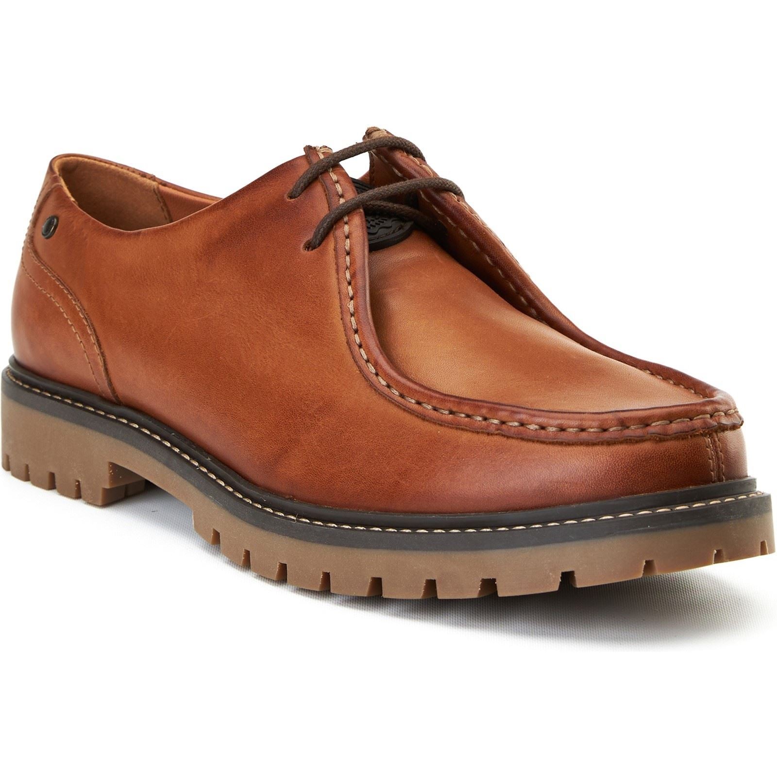 Base London Carbon Herren Mokassin Schuhe Aus Leder In Tan