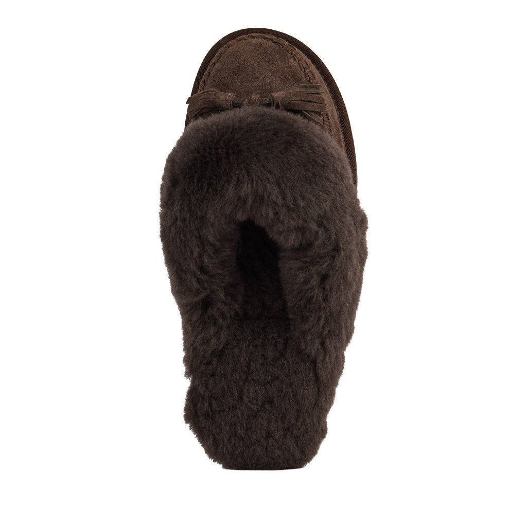 Emu Australia Tahnee Wildleder Damen Braune Hausschuhe