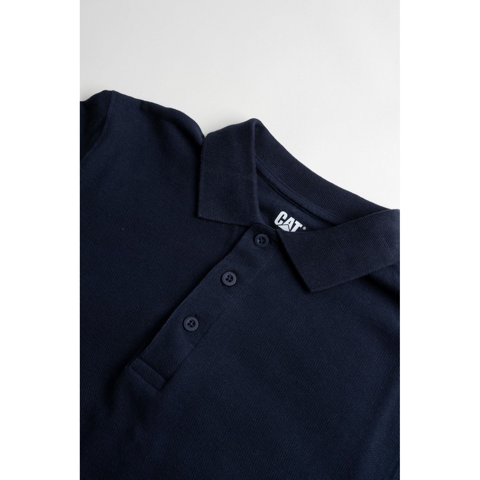 Caterpillar Essentials Baumwoll Polohemd Für Männer In Blau