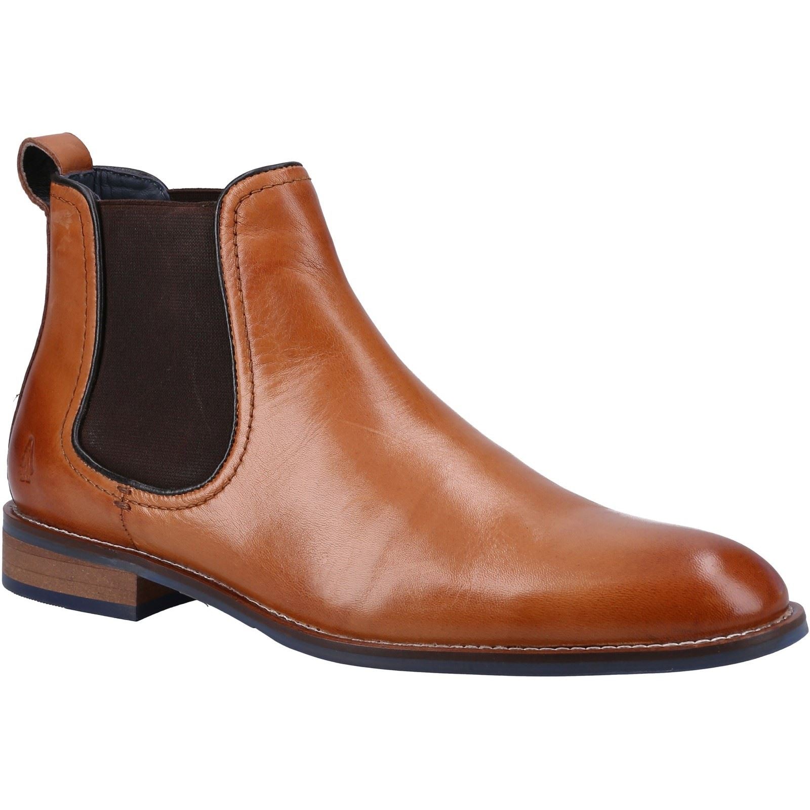 Hush Puppies Diego Chelsea Leder Herren Tan Stiefel