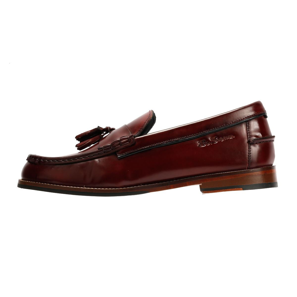 Ben Sherman Sid Leder Männer Rote Slipper