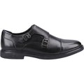Hush Puppies Kane Herrenschuhe Aus Schwarzem Leder Mit Doppeltem Monk Riemen