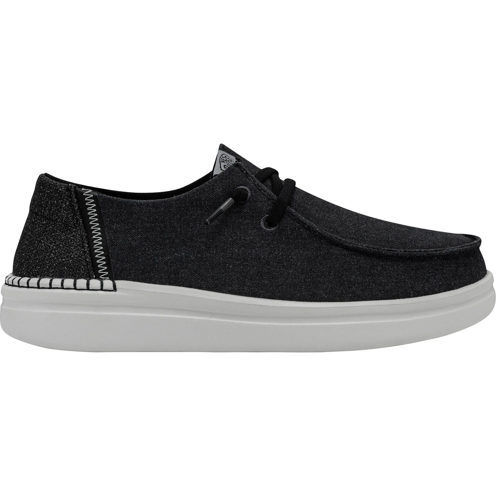 HEYDUDE Wendy Rise Damen-Schwarze Farbe Loafer