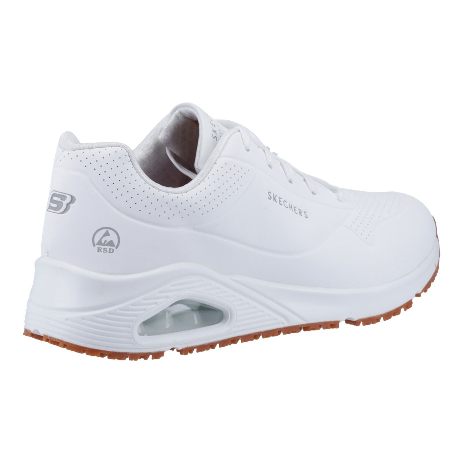 Skechers Workwear Work Relaxed Fit: Uno SR Damen Weiße Sicherheits-Sneaker