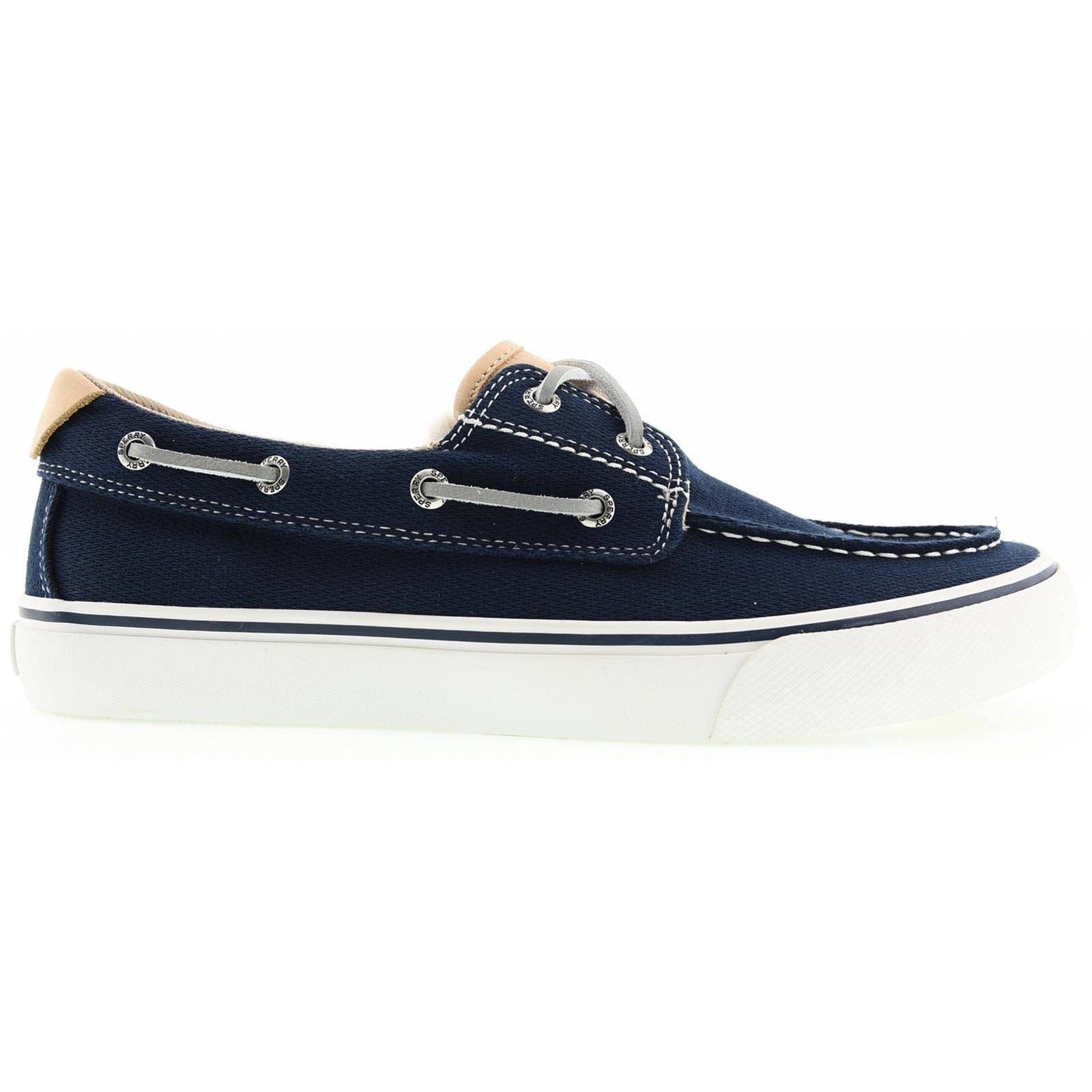 Sperry Helm 2-Eye Textil Herren Marine bootsschuhe