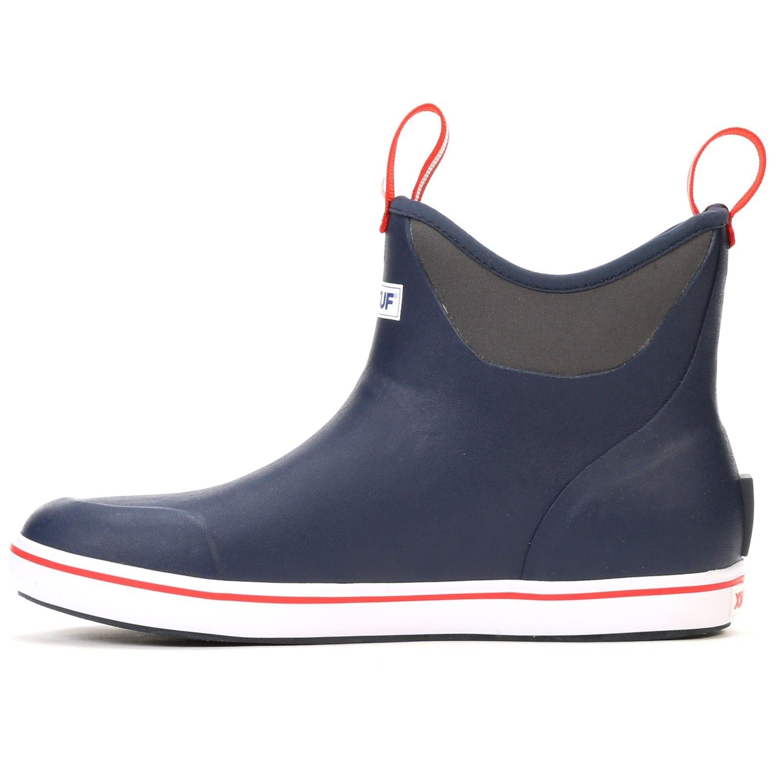 Xtratuf Knöcheldeckkautschuk Marineblau/Rot Gummistiefel