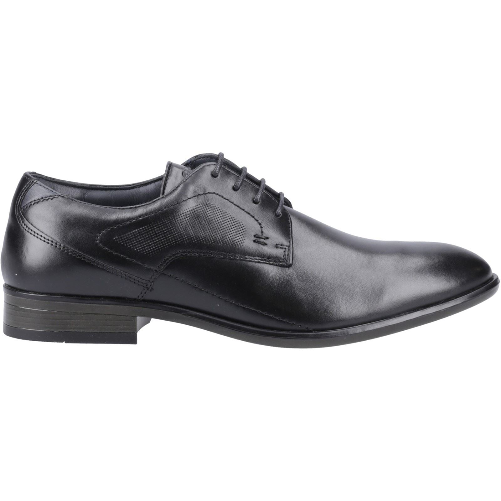 Pod Carl Schwarze Farbe Herren-Schnürschuhe Aus Leder