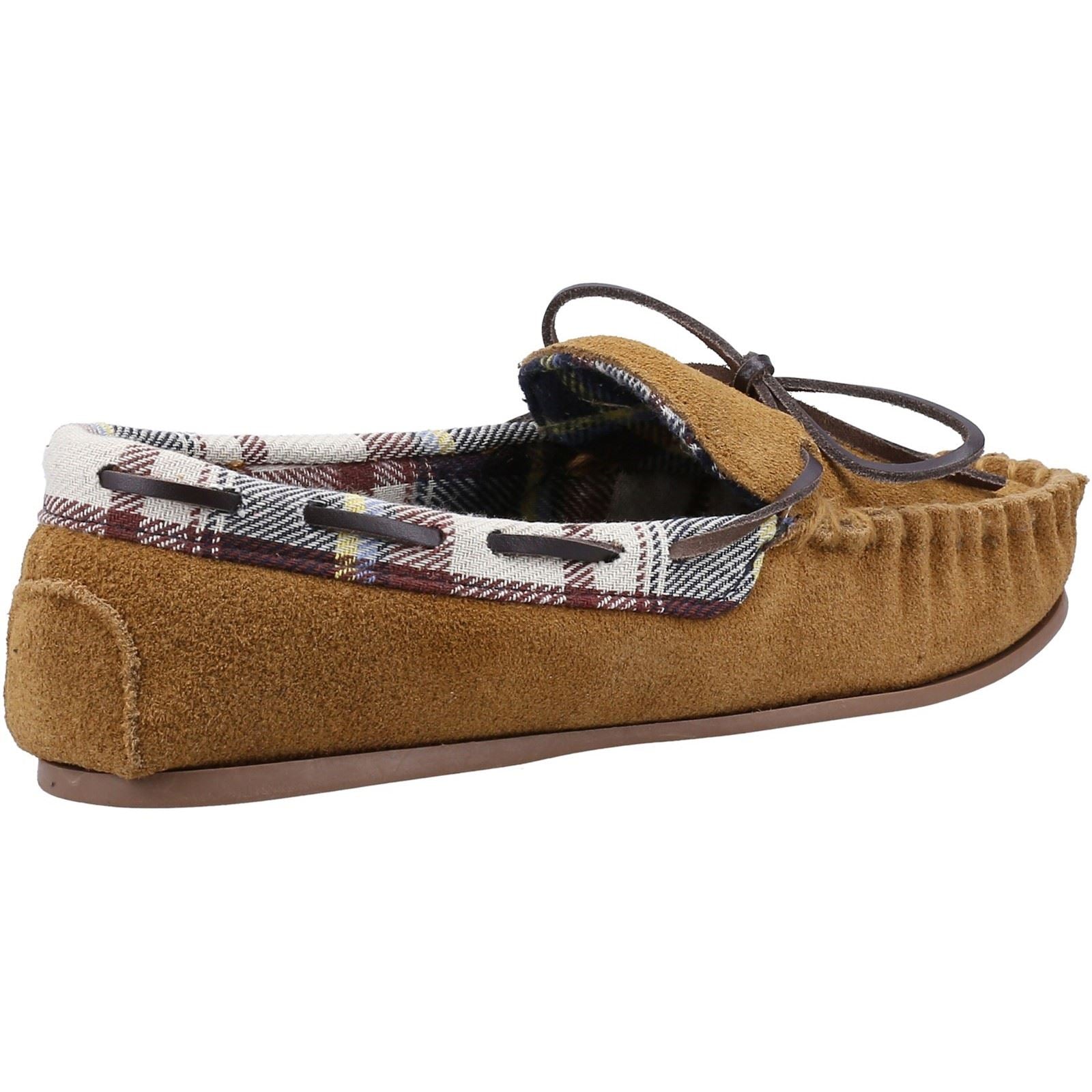 Cotswold Chatsworth Damenhausschuhe aus Veloursleder in Tan