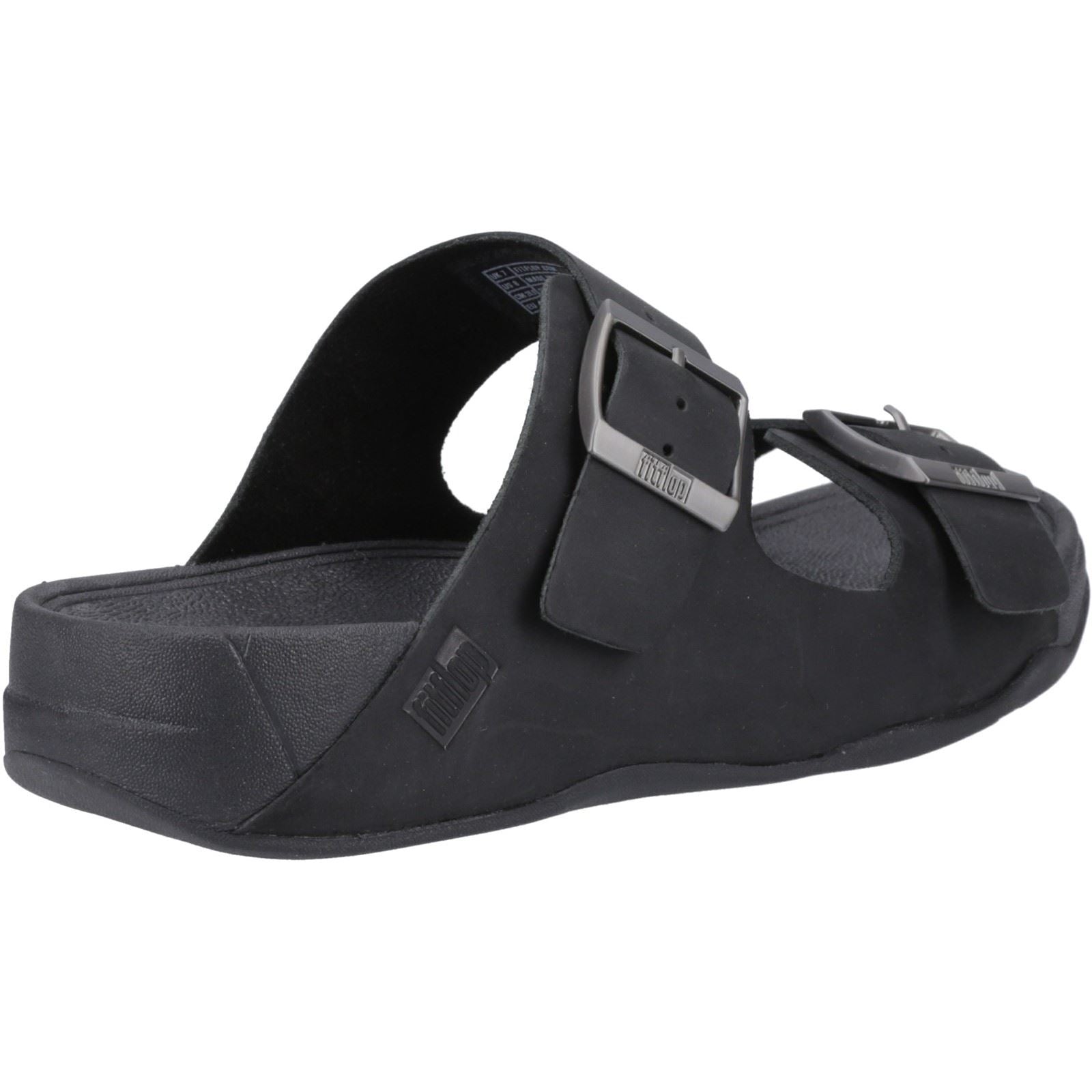 Fitflop Gogh Moc Leder Herren Schwarze Sandalen