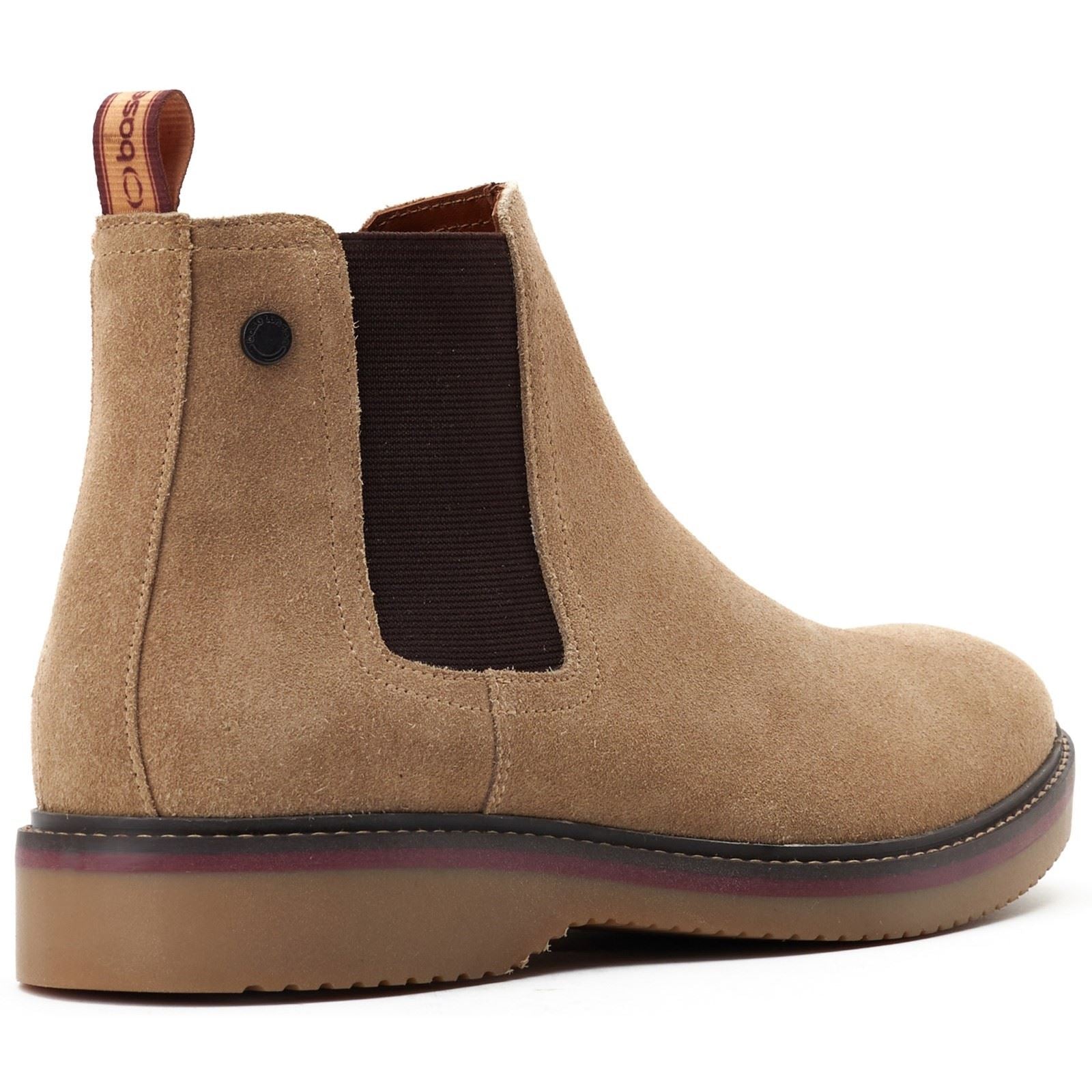 Base London Hooper Leder Herren Sandbeige Stiefel