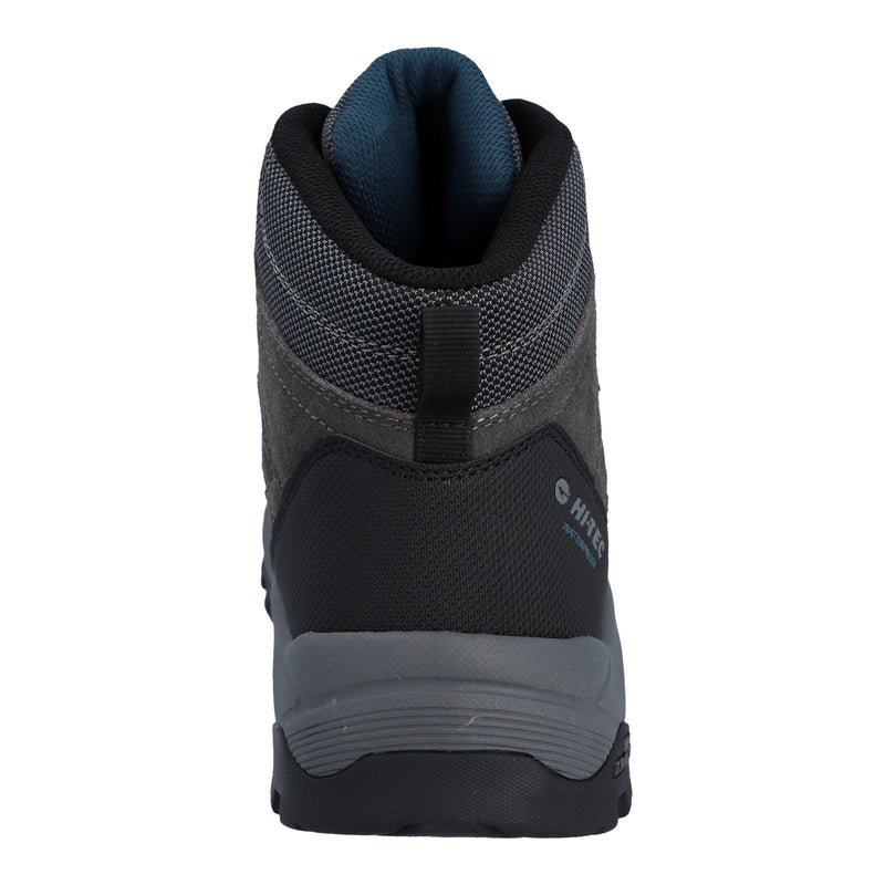Hi-Tec Bandera Expedition Herren Wanderschuhe Aus Dunkelgrauem Möwenleder/Hafen-Nebel