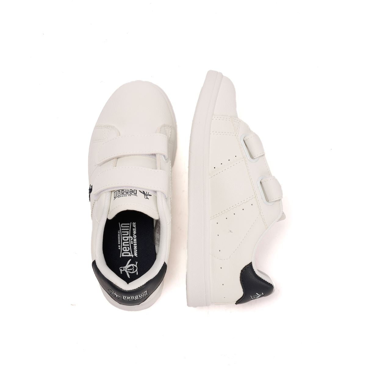 Penguin Junior Marble Weiße Sneakers