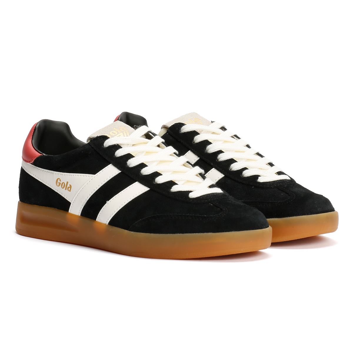Gola Cyclone Wildleder Damen Schwarz Sneakers