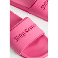 Juicy Couture Embossed Pvc Damen Pink Glow Slides