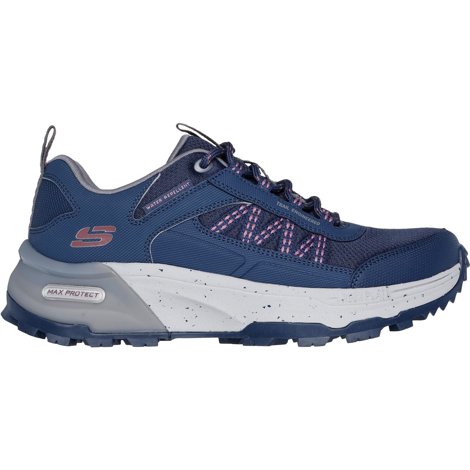 Skechers Max Protect Legacy Damen Wanderstiefel Aus Leder In Marineblau