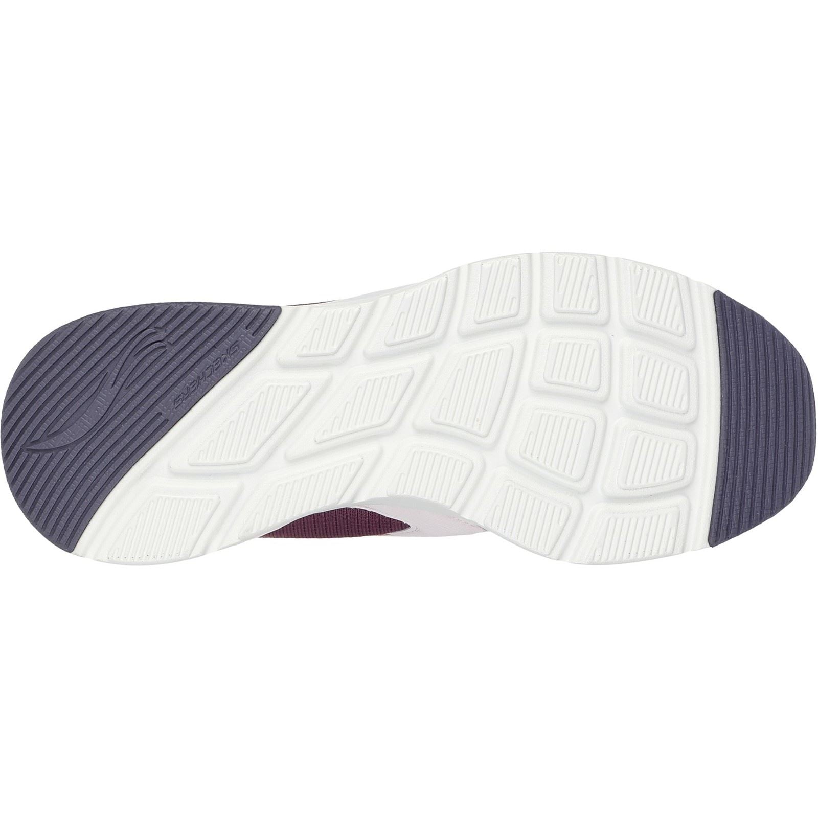 Skechers Skech-Air Court Air Wave Leder Damen Sneaker In Burgunderrot/Multi