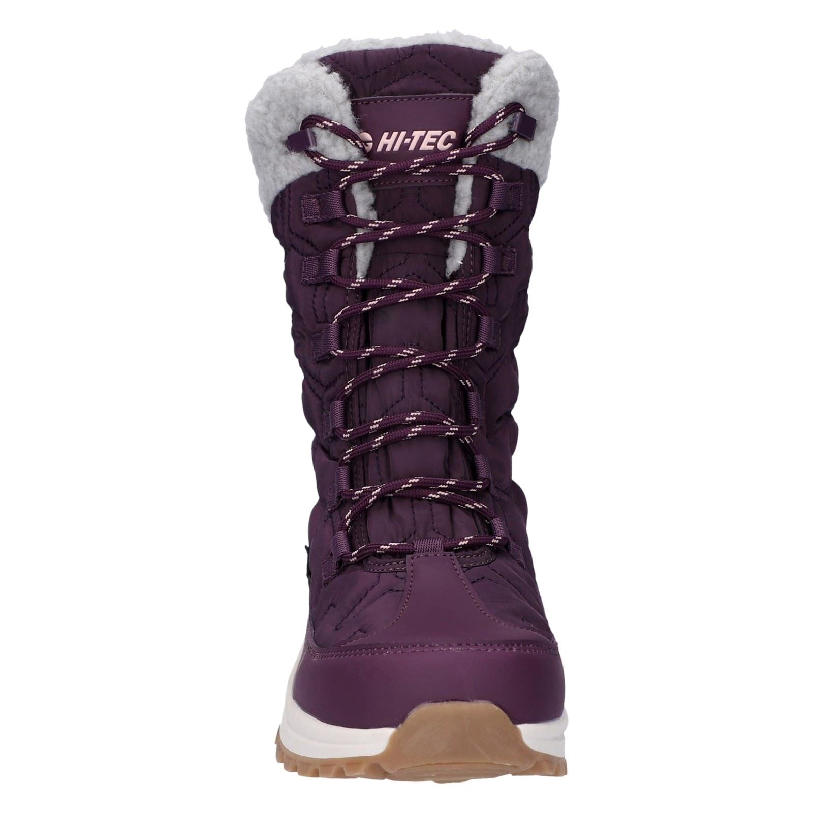 Hi-Tec Sophia Nylon Damen Winter Stiefeletten in italienischem Pflaume/Sepiarose