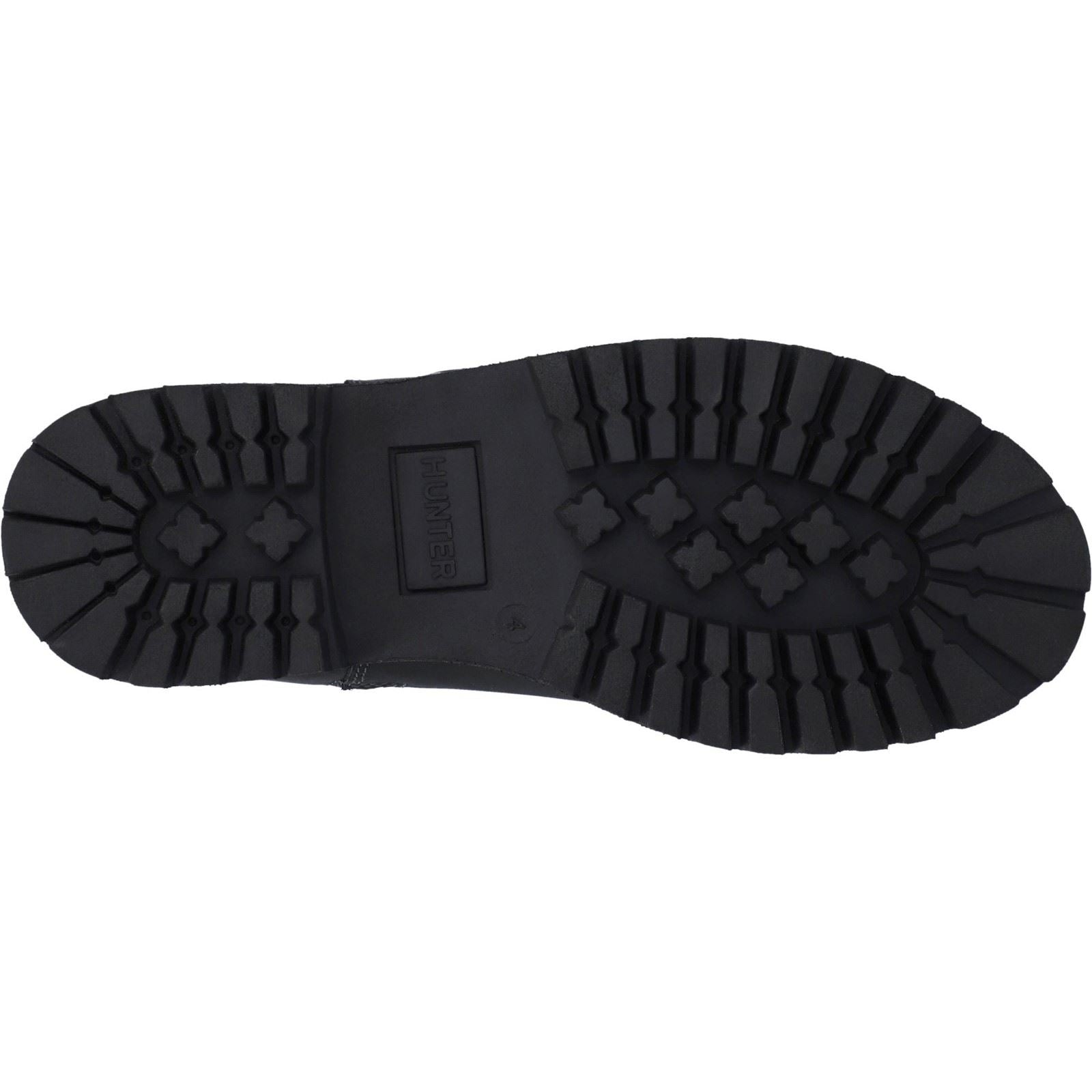 Hunter Ness Damenlederstiefel In Schwarz