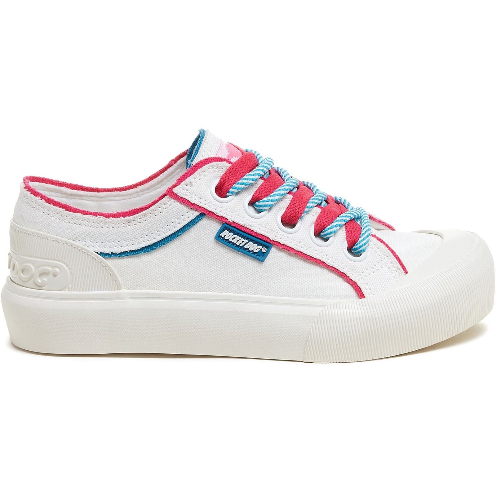 Rocket Dog Jazzin Plus Eighties 12A Baumwollfrauen Sneakers In Weiß
