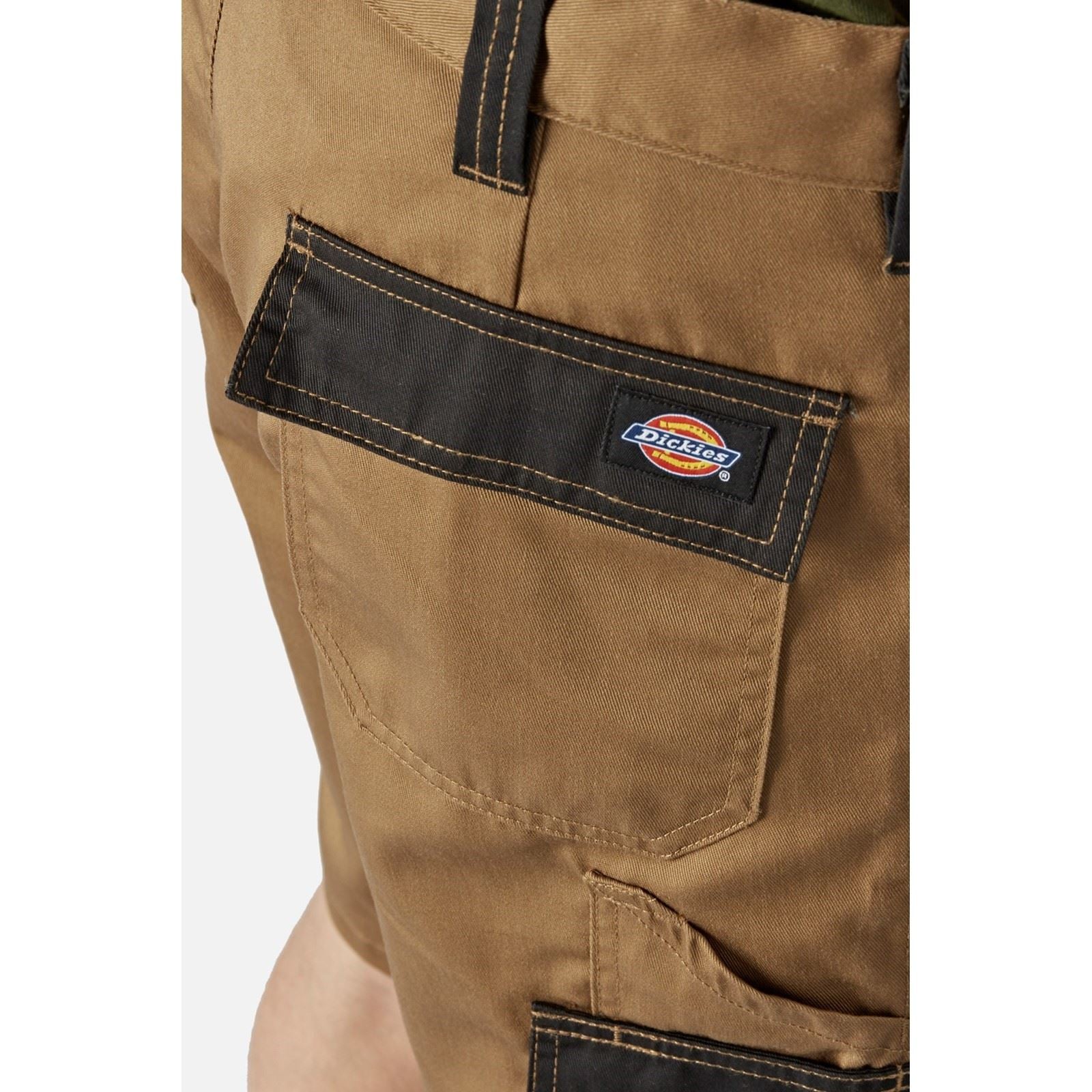 Dickies Everyday Polyester Herren Braune Knielange Shorts