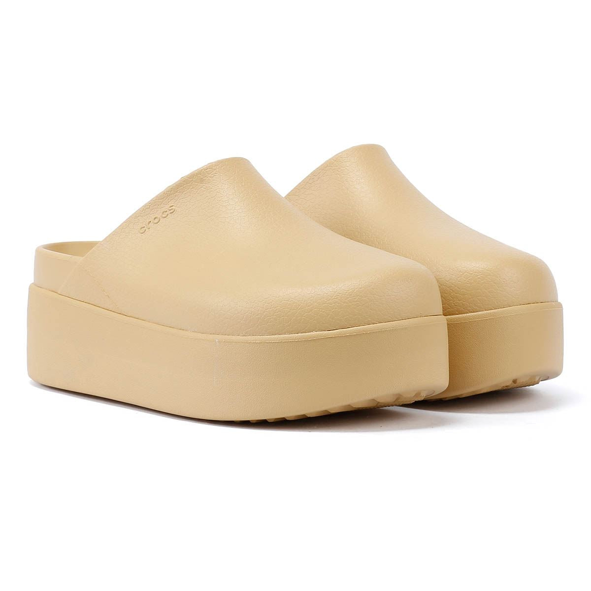 Crocs Dylan Platform Damen Weizen Clogs