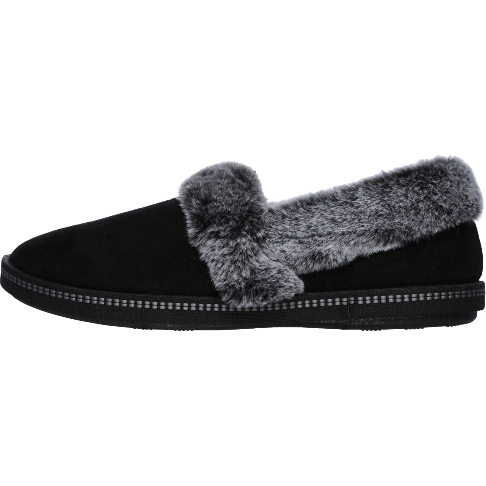 Skechers Cozy Campfire-Team Toasty Synthetik Damen Hausschuhe In Schwarz