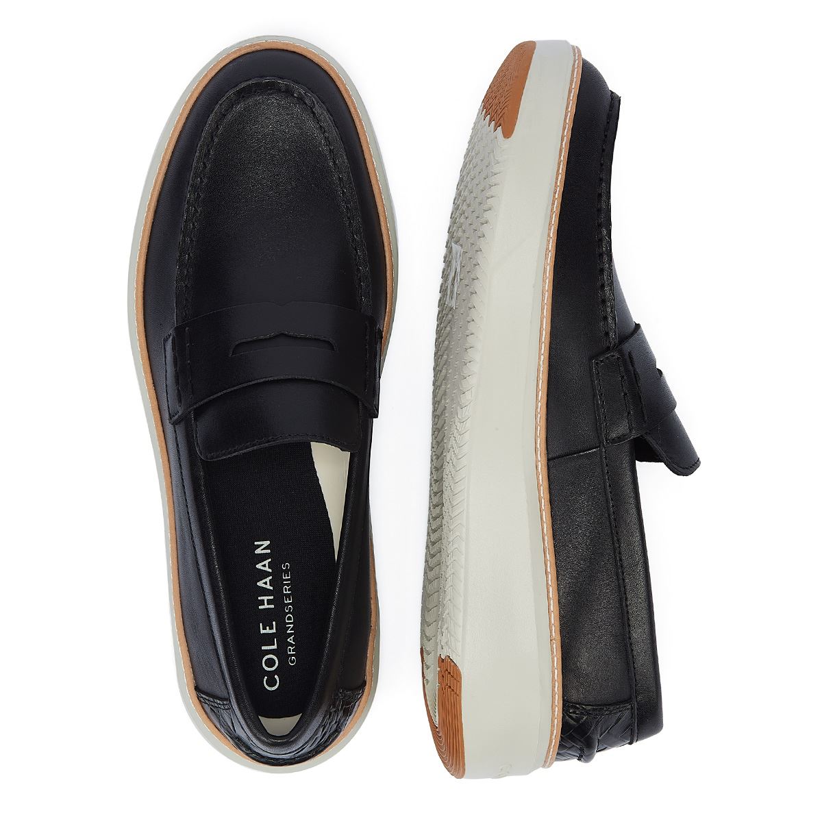 Cole Haan Topsin Leder Herren Schwarze Loafer