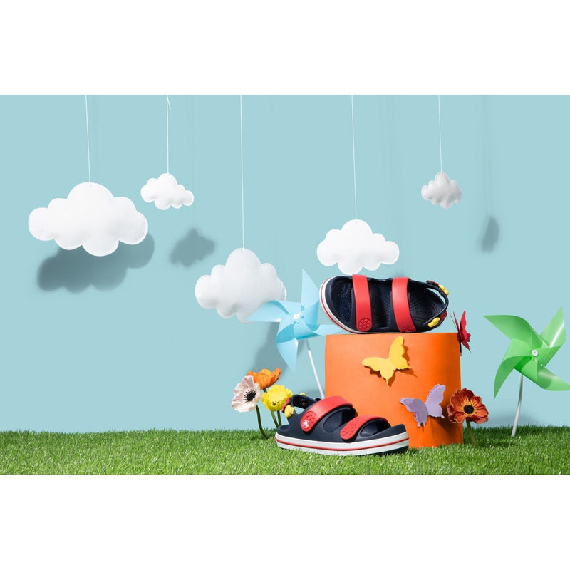 Crocs Crocband Play Thermoplastische Navy/Varsity Red Sandalen