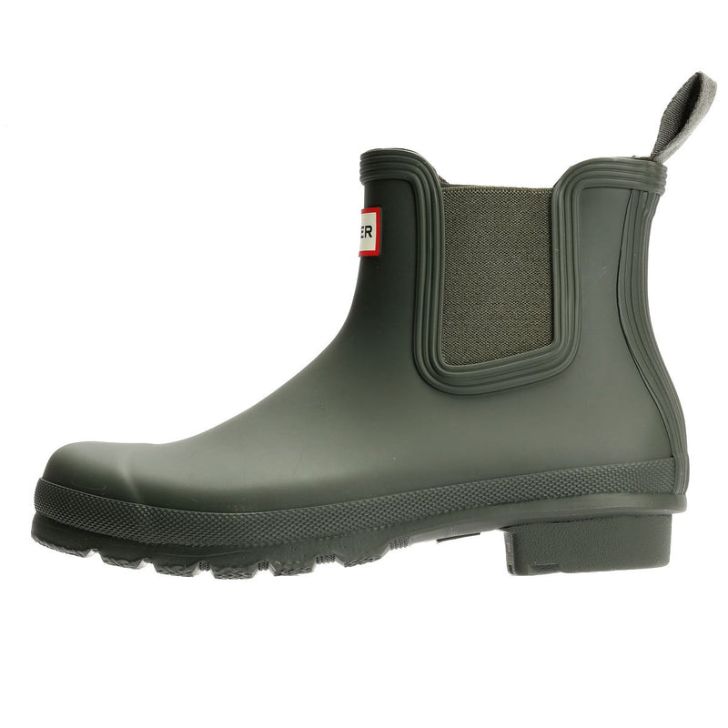 Hunter Original Chelsea Gummi Damen Grüne Gummistiefel