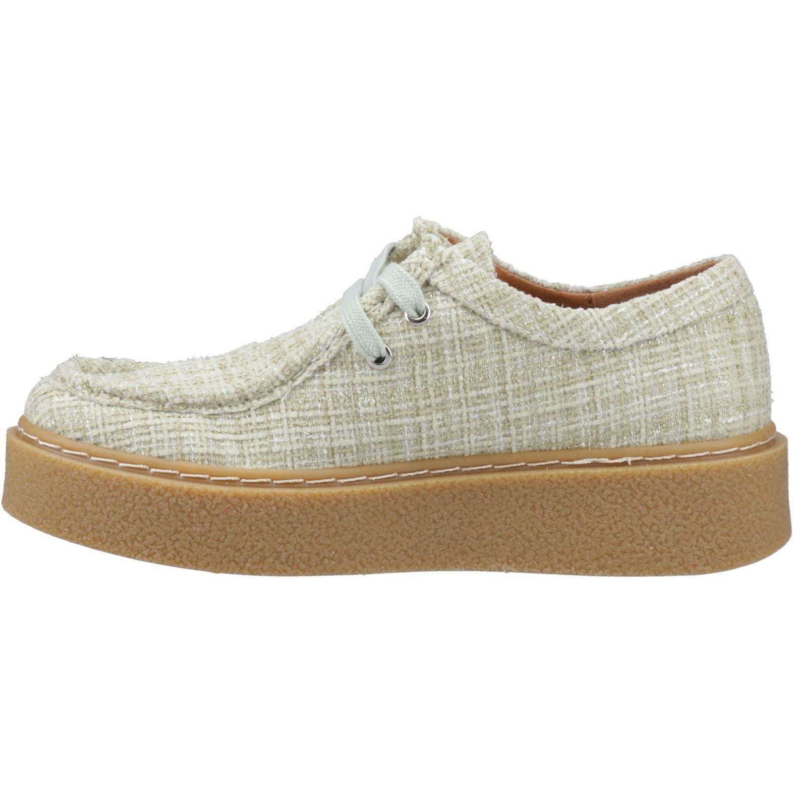 Hush Puppies Bridie Textile Damen Mint Mokassins Schuhe