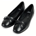 Pod Priya Damen Ballerinas Aus Schwarzem Leder