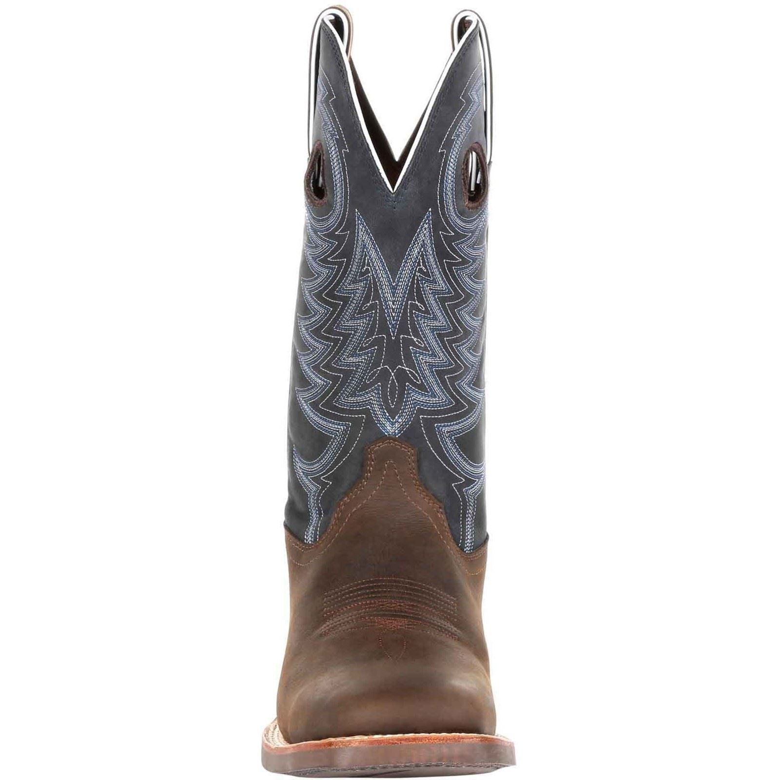Durango Rebel Pro Herrenstiefel Aus Belgischem Braun/Denim Blauem Leder