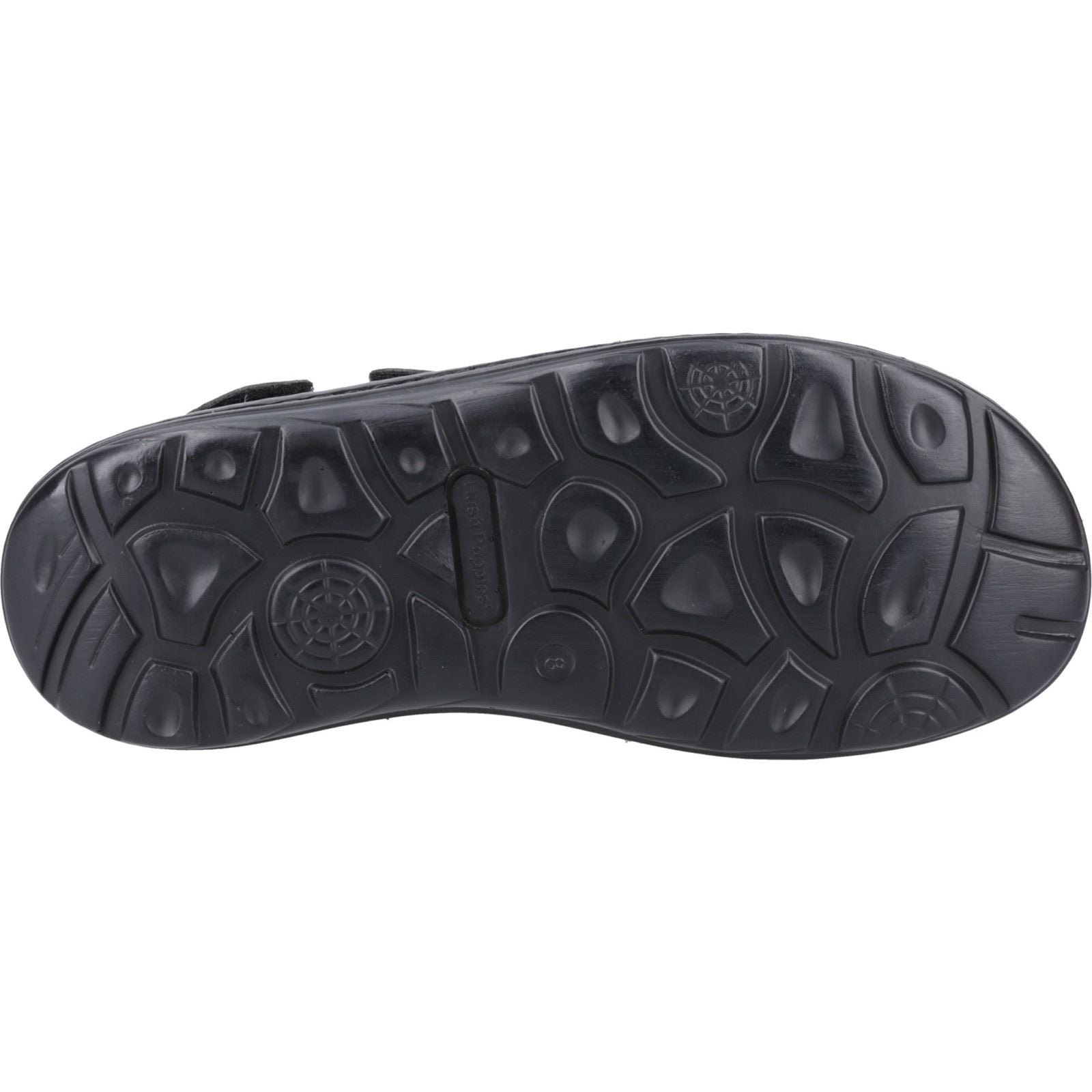 Hush Puppies Alistair Herren Sandalen Aus Schwarzem Leder