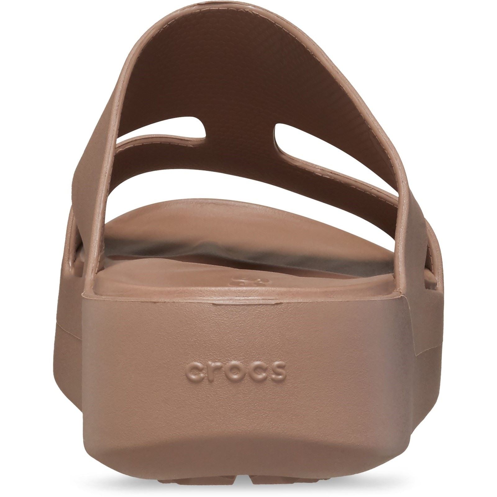 Crocs Getaway Platform H-Strap Eva Damen Latte Sandalen