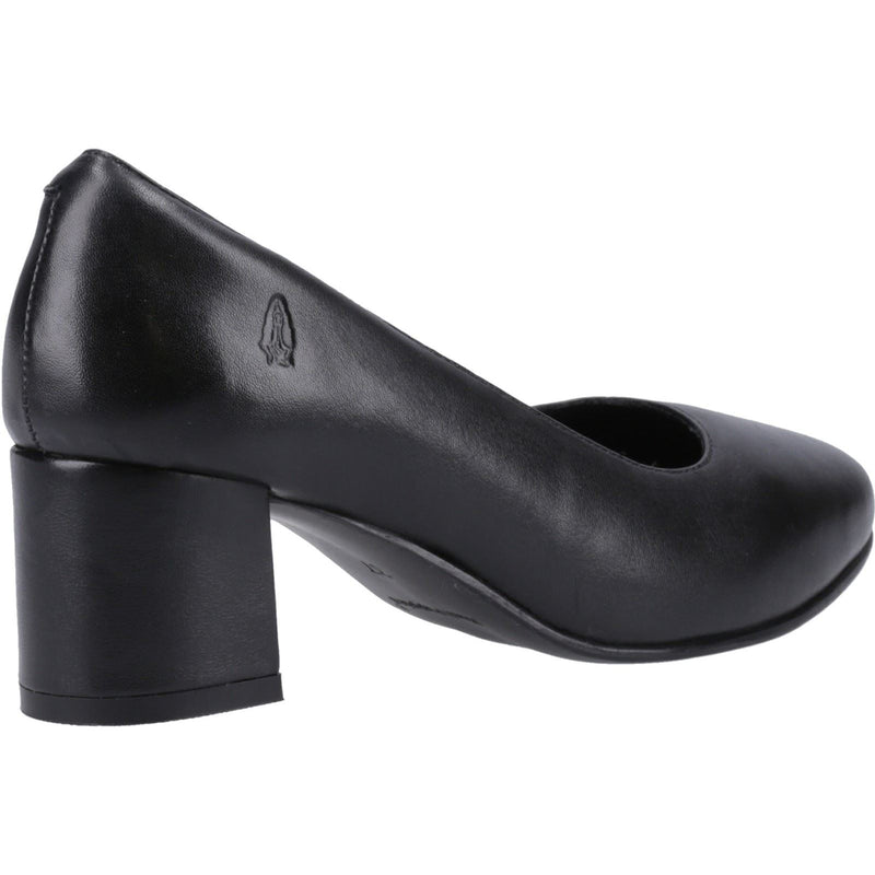 Hush Puppies Anna Wide Leder Frauen Schwarze Absätze