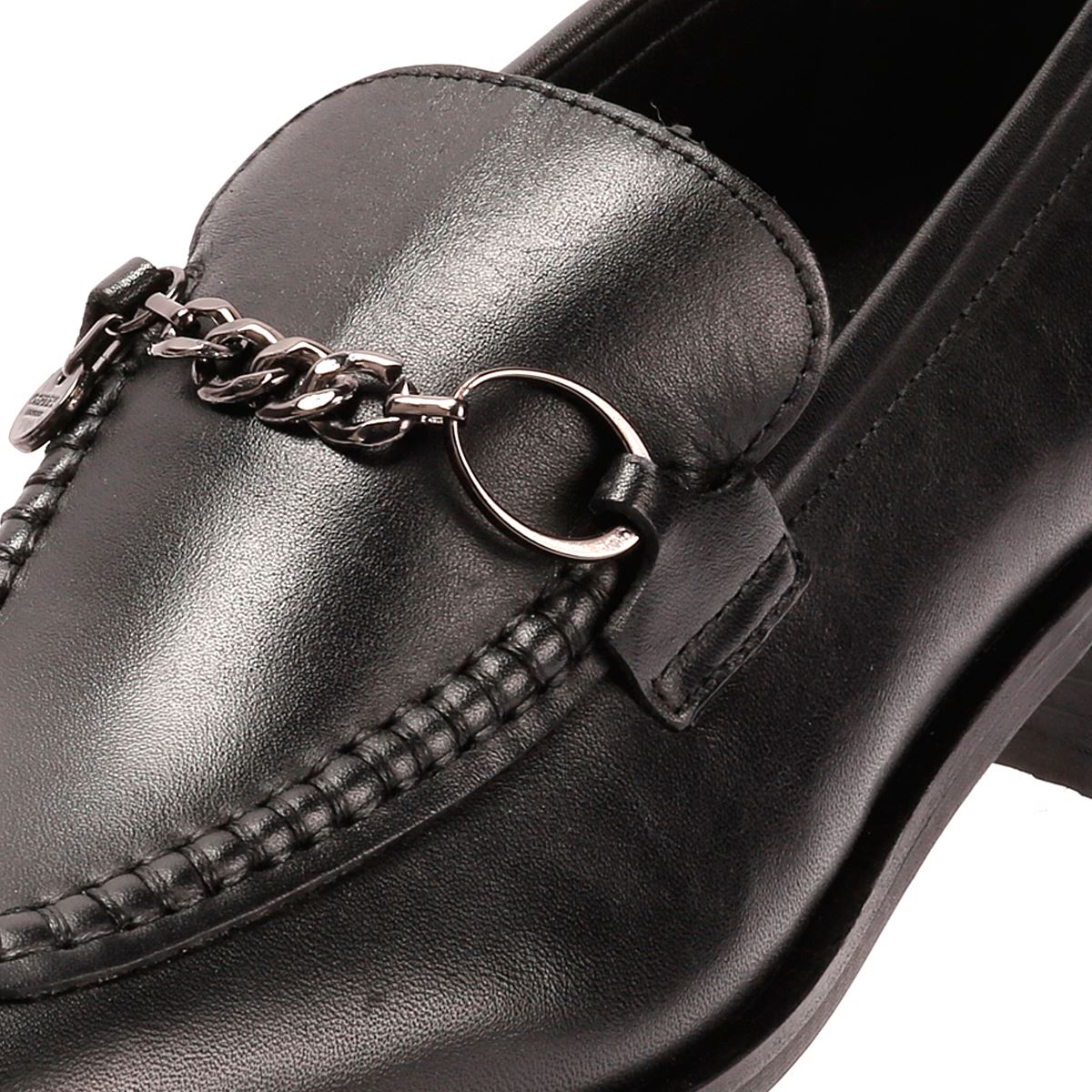 Osprey London The Islington Leder Damen Schwarze Loafers