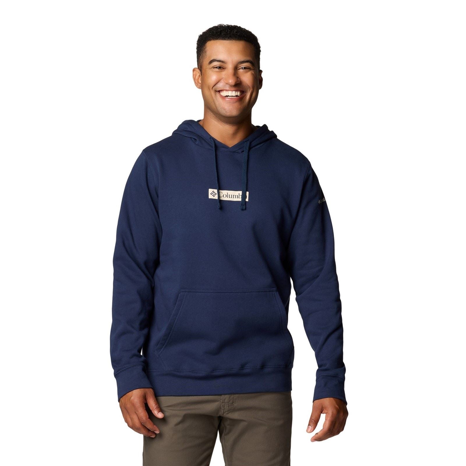Columbia Columbia Trek Trek Baumwolle Herren Blau Kapuzenpullover