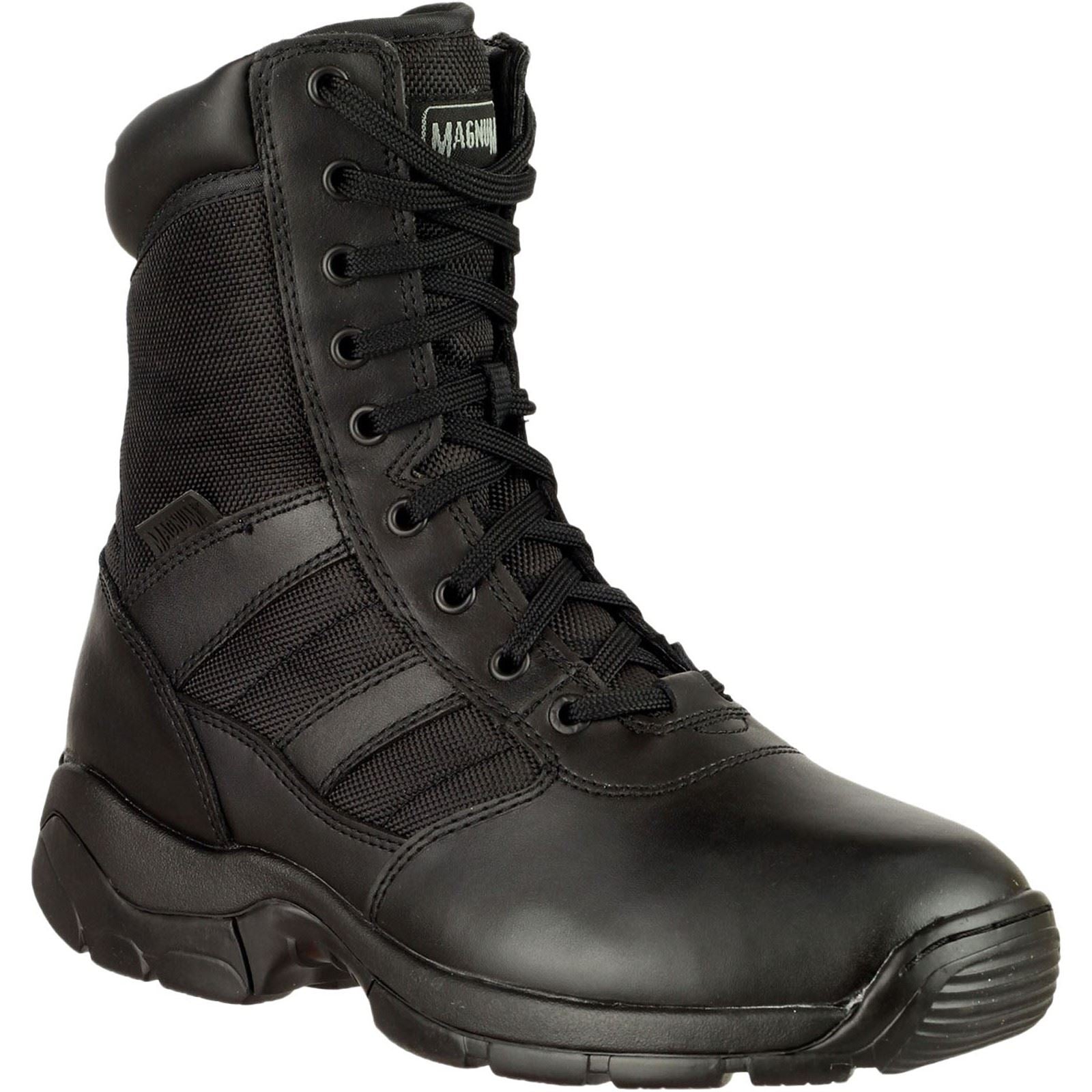 Magnum Panther Acht Komma Null Leder/Nylon Schwarze Sicherheitsstiefel