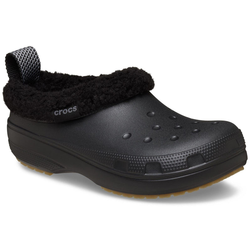 Crocs Classic Lined Shorty Thermoplastische Schwarze Herrenpantoletten