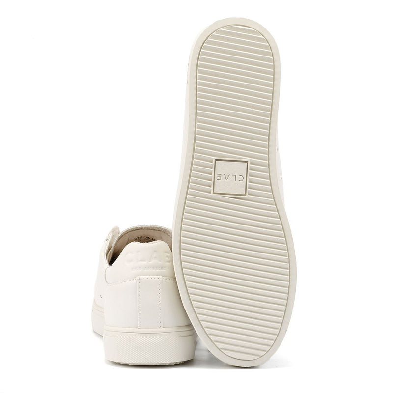 Clae Bradley Essentials Leder Herren Weiße Sneakers