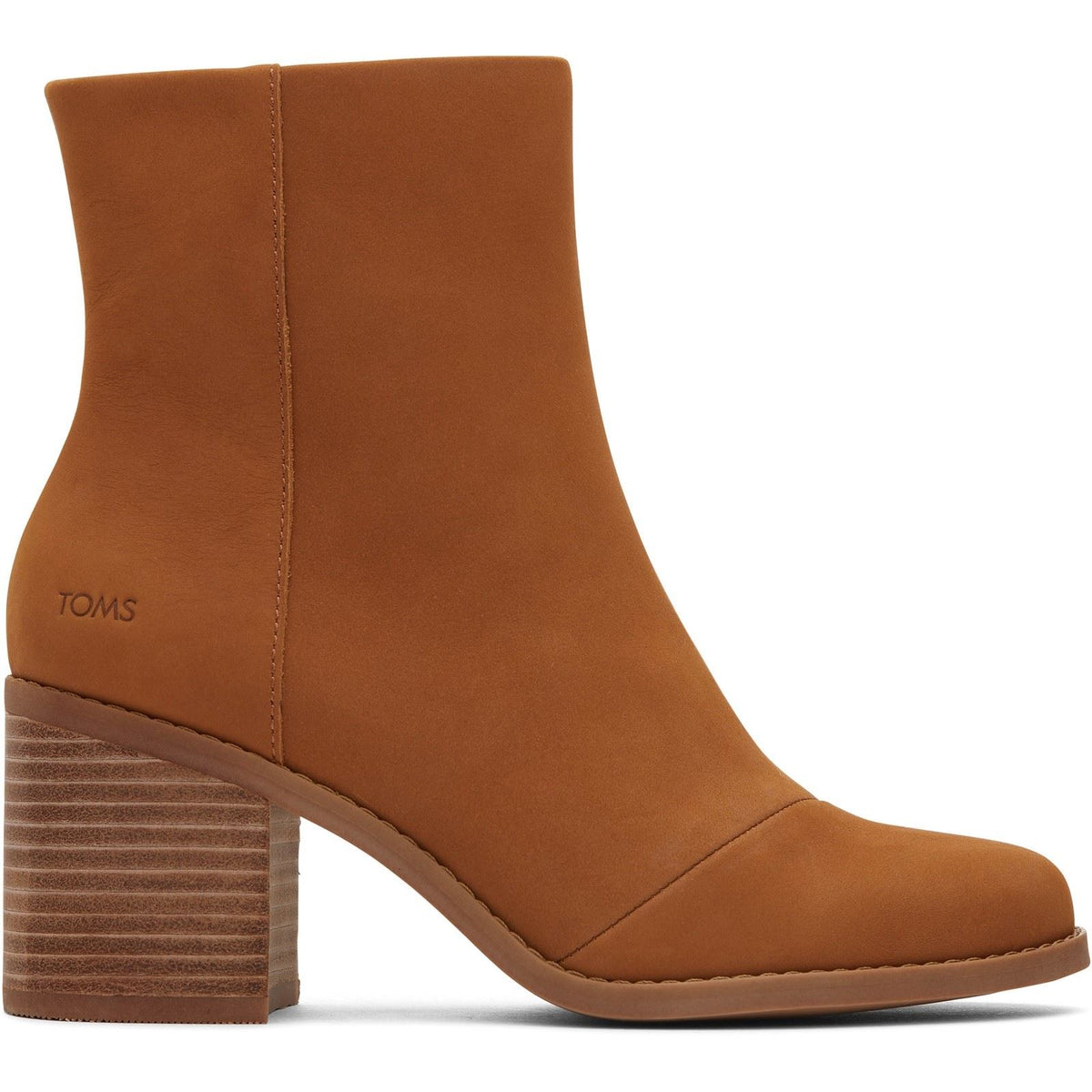 TOMS Evelyn Leder Damen Stiefeletten In Beige