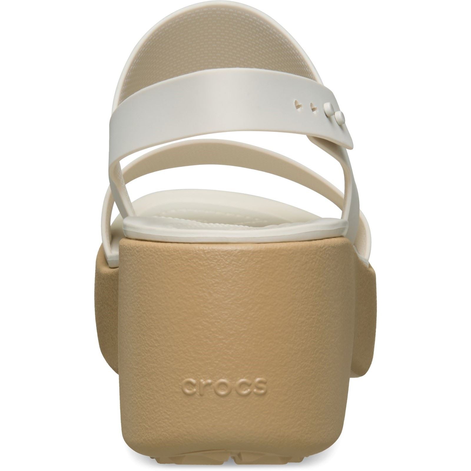 Crocs Brooklyn Sky Eva Damen Frappe/Cashew Sandalen