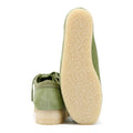 Clarks Originals Wallabee Damen Wildlederschuhe In Grün