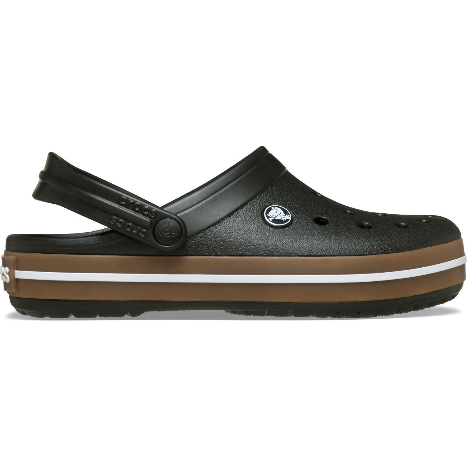 Crocs Crocband Gum Eva Herren Schwarze Clogs