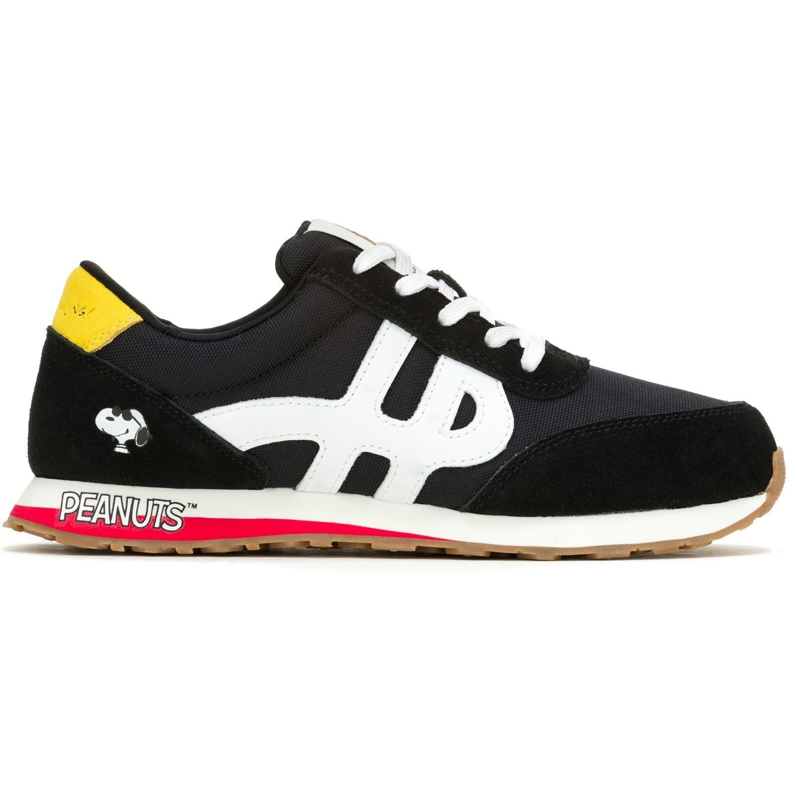 Hush Puppies SEVENTY8 Peanuts Leder Damensneakers In Erdnussfarbe