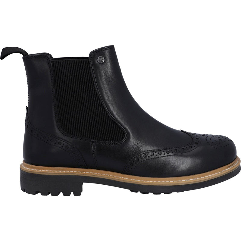 Hunter Cawdor Schwarze Farbe Herrenlederstiefel