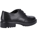 Hush Puppies Athena Senior Mädchen Brogues Aus Schwarzem Leder