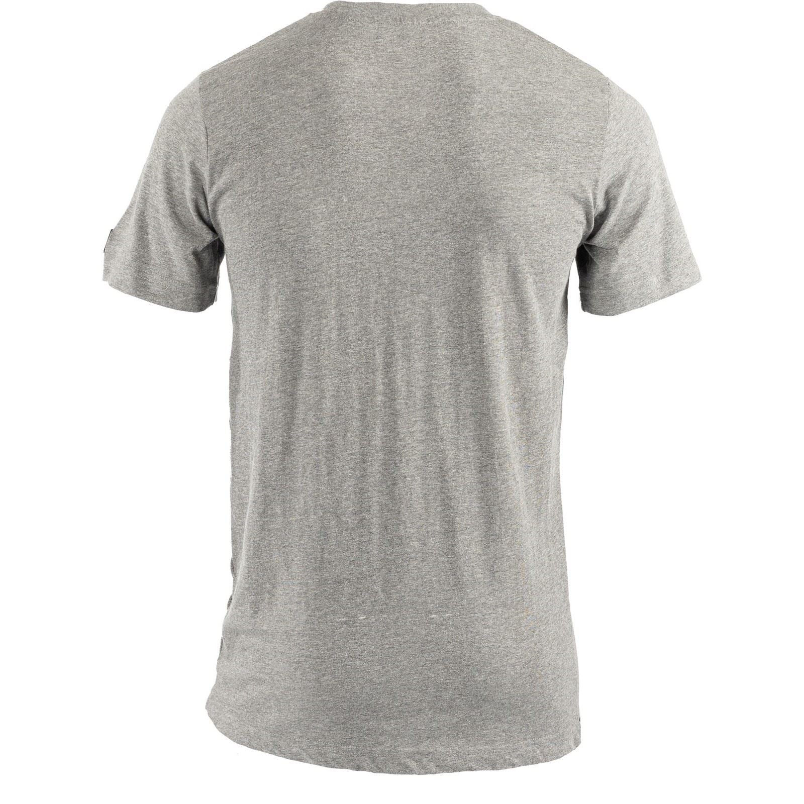 Caterpillar Essentials Short Sleeve Baumwoll Kurzarm T-Shirts Für Herren In Grau