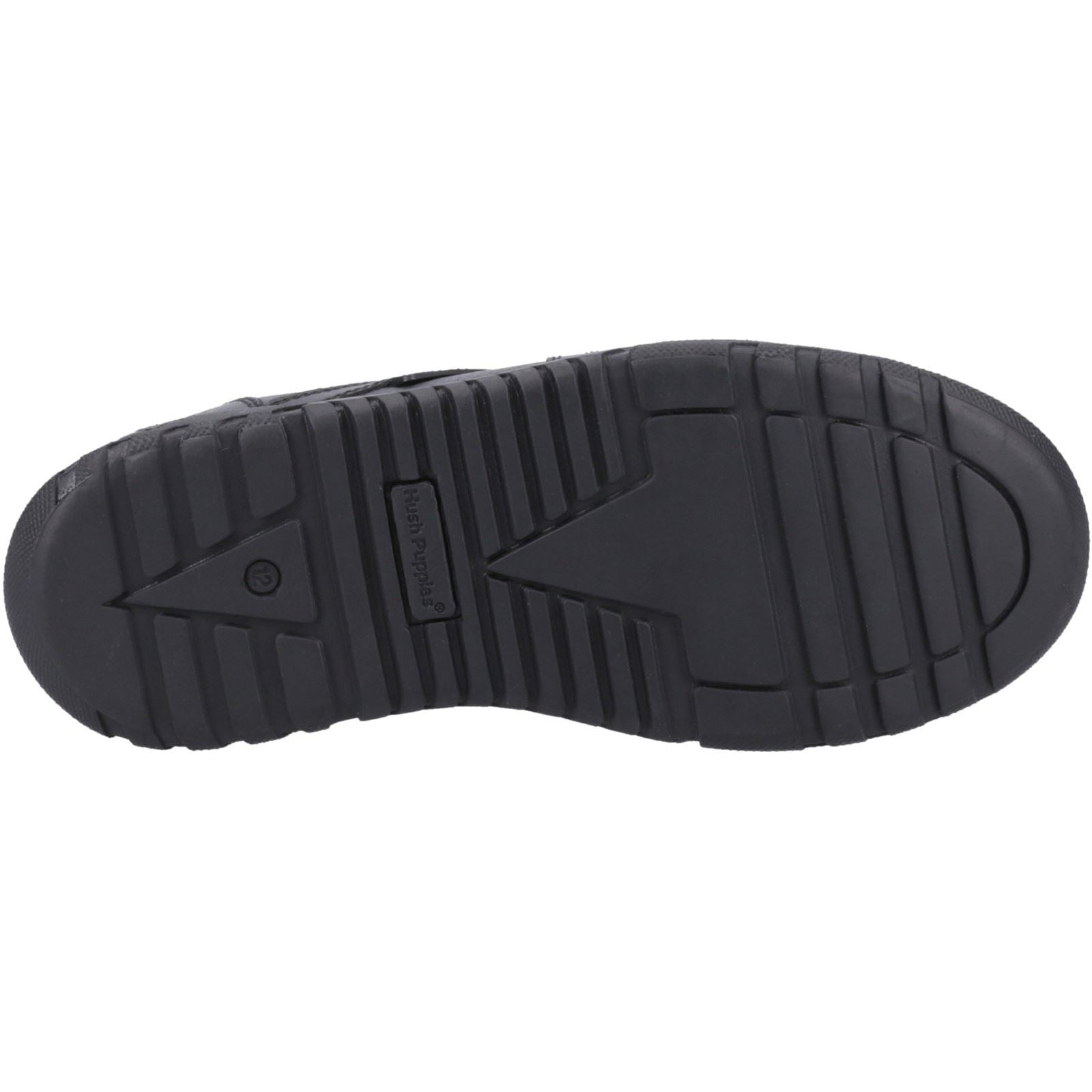 Hush Puppies Spencer Senior Lederschuhe Für Jungen In Schwarz